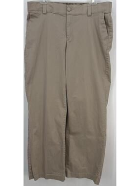 Lee Khaki Cotton Spandex Pants waist 35Stretch Casual Workwear